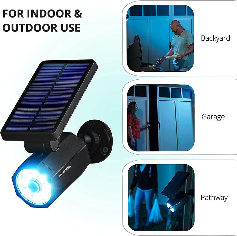 Bell Howell Bell+Howell Bionic Spotlight Deluxe Solar-Powered Spot Light 25 Feet Motion Sensor, Sun Panels, Waterproof Frost Resistant Patio, Yard and Outdoor Lighting As Seen On TV, Blackâ€¦ - Image 5